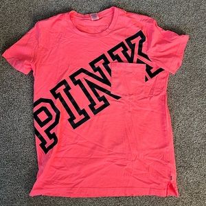 VS PINK logo tee